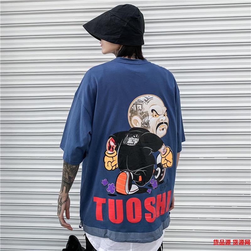 潮牌衣服货源，全国档口免费一件代发