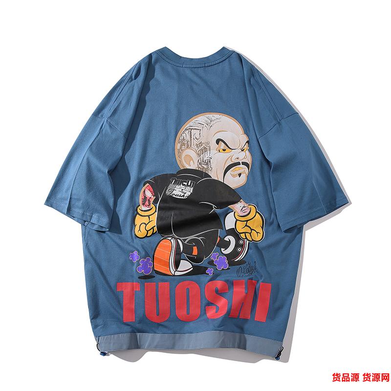 潮牌衣服货源，全国档口免费一件代发