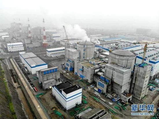 田湾核电站一、二、三期工程机组全景(图源:新华社)